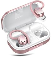 WUYI Wireless Earbuds,2025 Bluetooth Earbuds Stereo Deep Bass Over Ear Bud with Earhooks