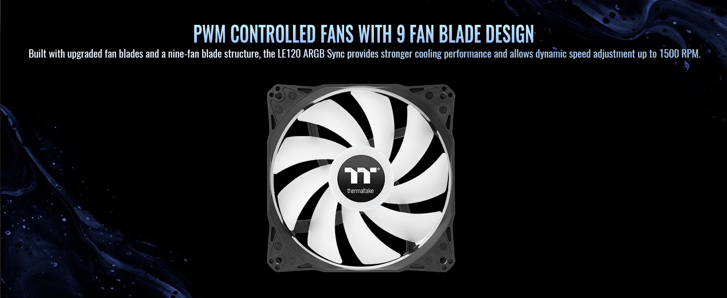 LE120 ARGB Sync PC Cooling Fan (3-Fan Pack)