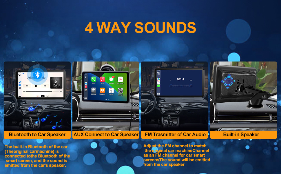 Carplay 4 way Sounds
