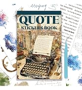 3000+PCS Inspirational Quote Stickers, Pre-Cut Decals for Journaling Scrapbooking Card Making, Qu...