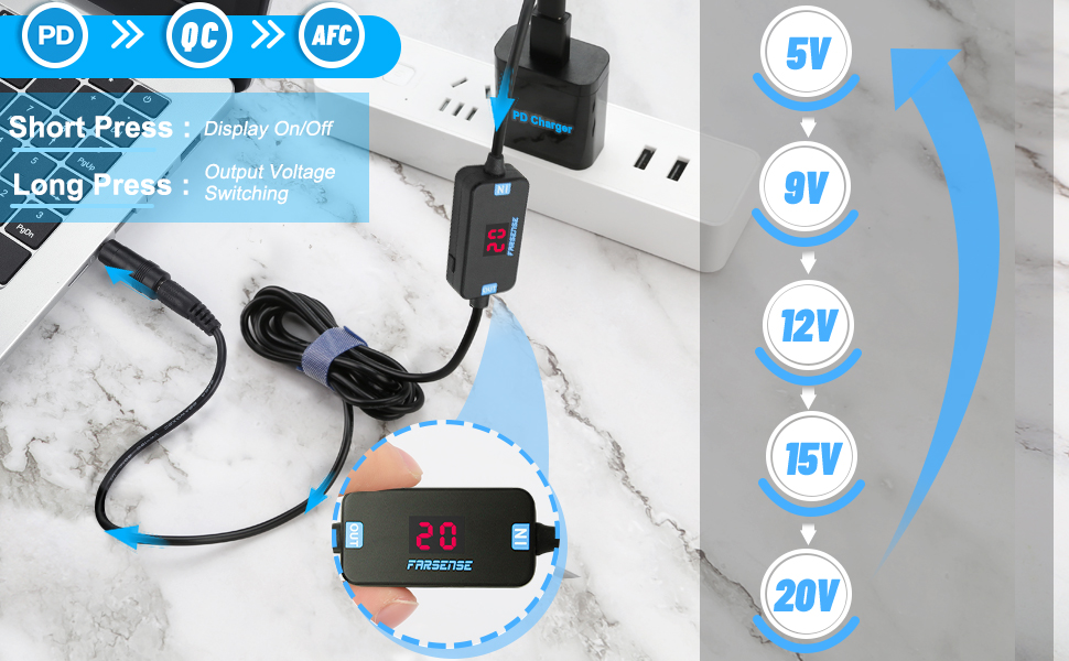 Charging 1 display