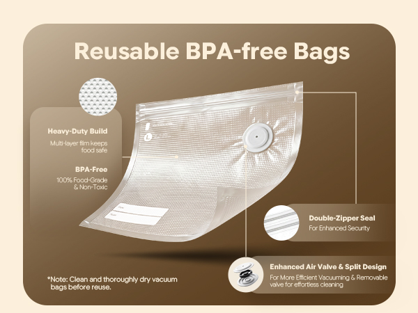 Reusable Vacuum Bags