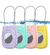 IPX8 Waterproof Tracker Holder for Apple Air Tag, 4-Pack All-Round Protect Case Compatible with A...
