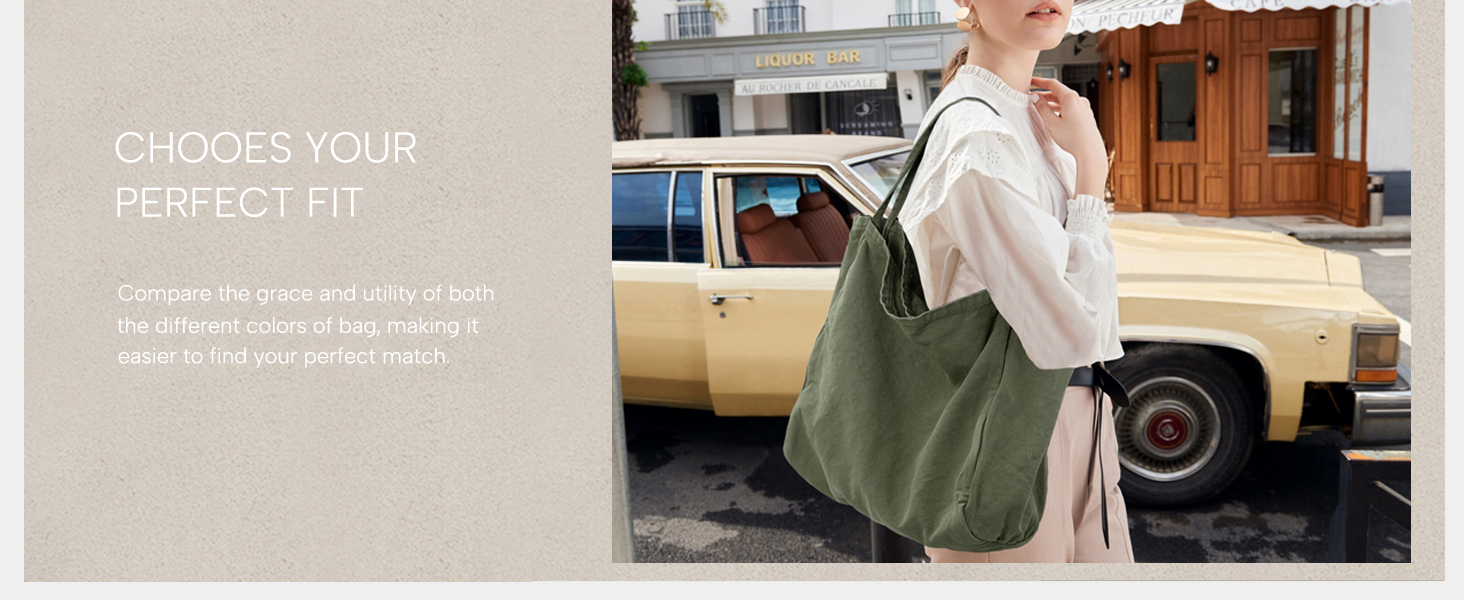 canvas hobo bag