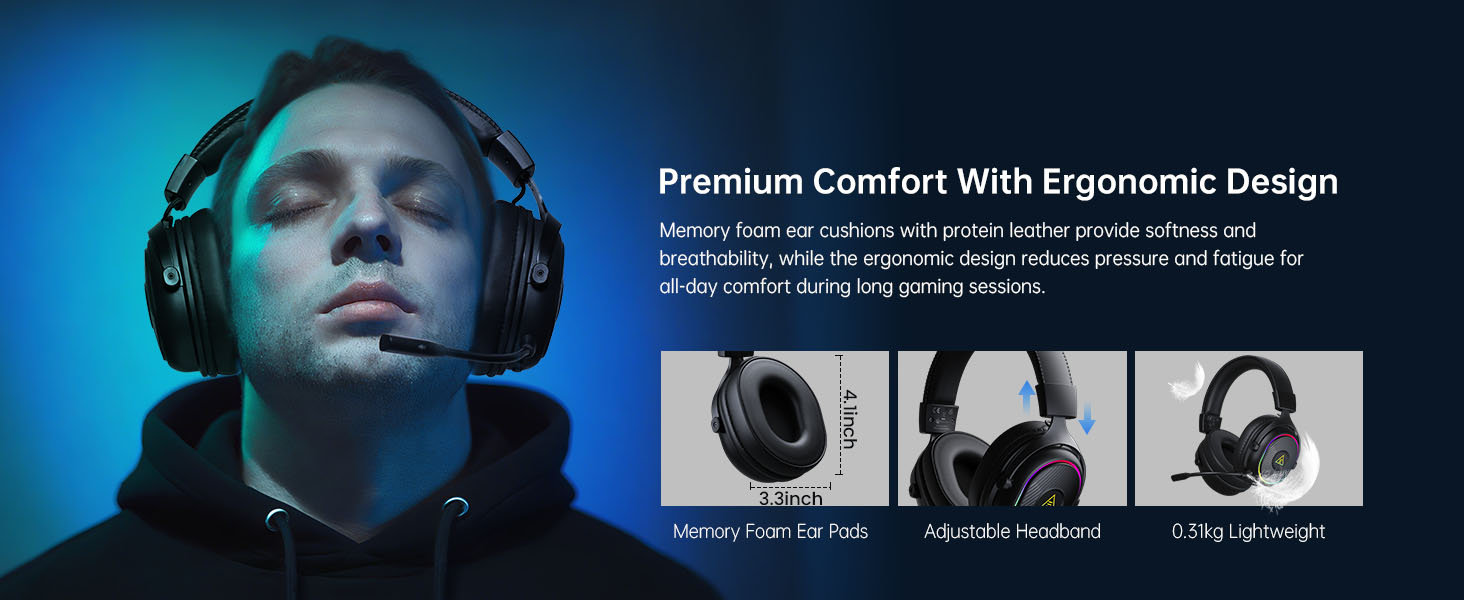 bluetooth headset Ergonomic design