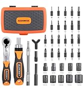 KeenWise 2880B 38-in-1 Ratcheting Screwdriver Set: Versatile Magnetic Tools for Mechanics and DIY...