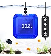 Aquarium Thermometer Submersible, Digital Fish Tank Thermometers with USB for GlassTank, Aquarium...
