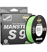 SeaKnight MANSTER S9 9 Strands PE Braided Fishing Line 328Yards/547Yards, Abrasion Resistant, Zer...