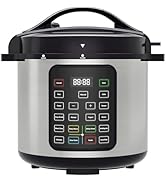 OLIXIS Electric Pressure Cooker 8 Quart Stainless Steel Multi Cooker Electric for Pressure 16-in-...