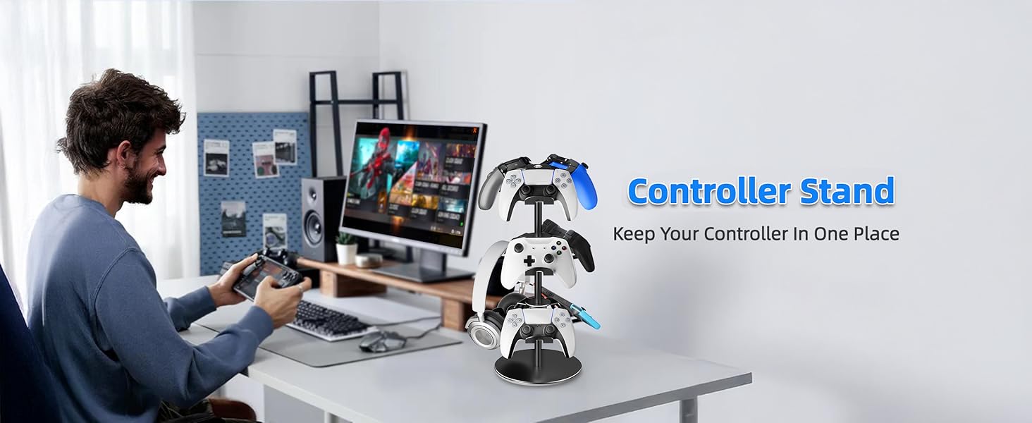 Gaming Controller Headset Holder for Gaming Accessories