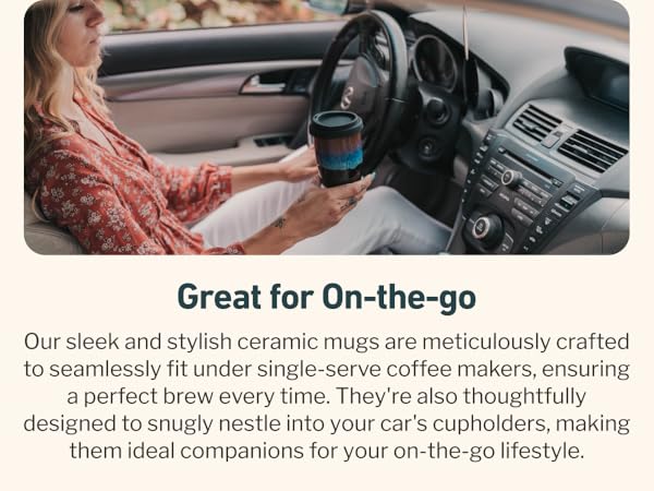Nova Ceramic Travel Mugs