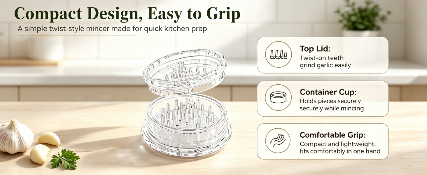 manual garlic crusher