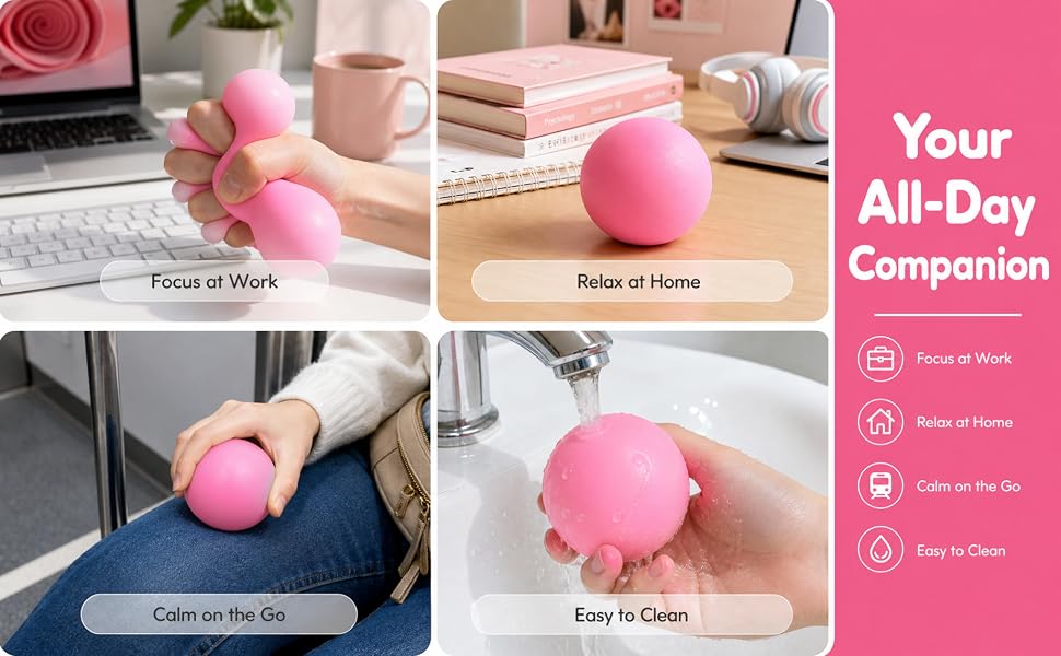 Pink Squishy for Birthday Gifts and Office Relaxation