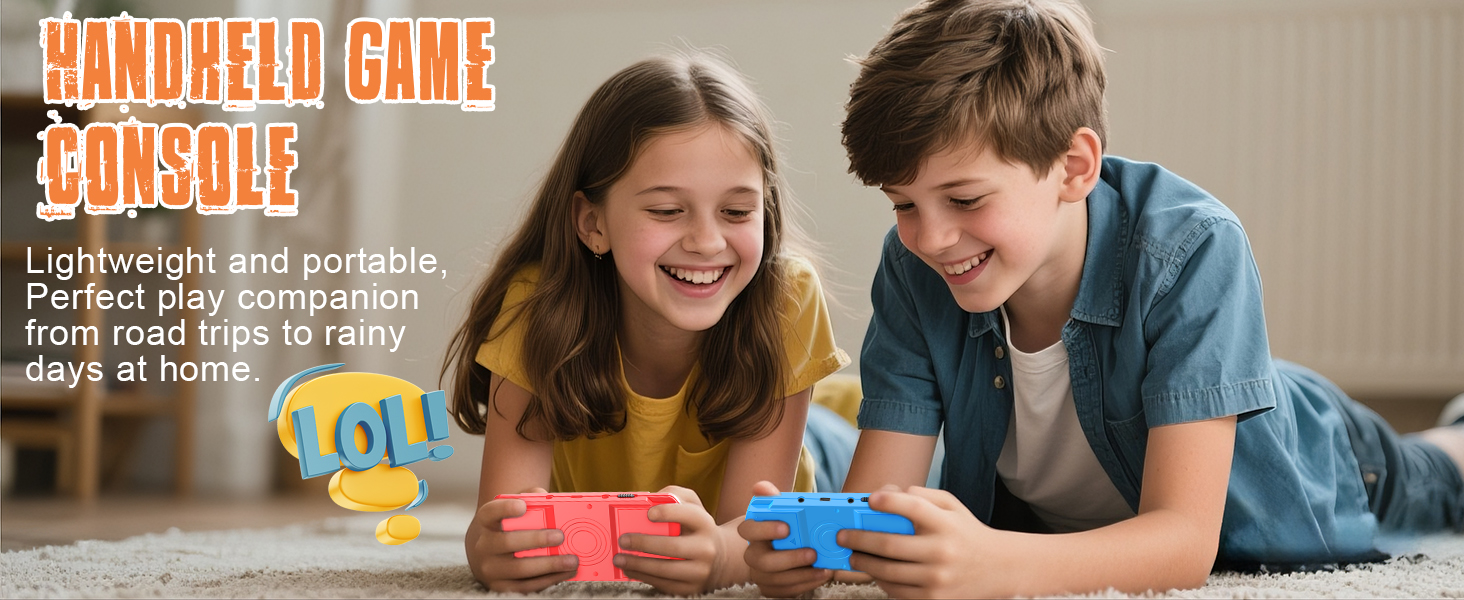Handheld Game Console for Kids Adults- 258 Retro Video Games