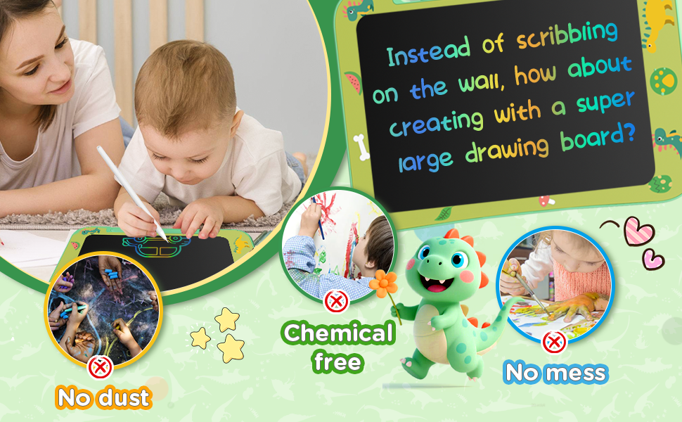 No dust Chemical free No mess
