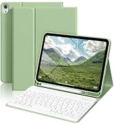 ZKTUYU for iPad (A16) 11th/10th Generation Case with Keyboard 11/10.9 inch 2025/2022, Detachable ...