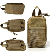 Tactical EDC Pocket Organizer Pouch Mini Small Tool Storage Pouch Bag Portable Tactical Molle EDC...