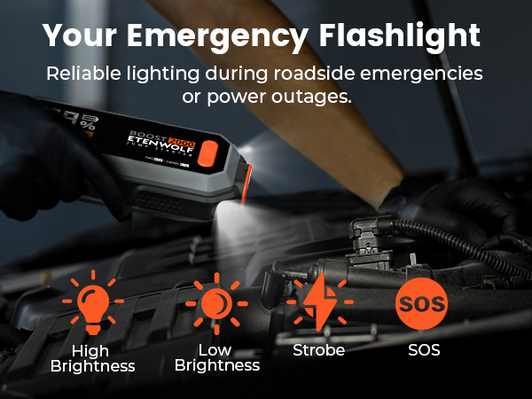 Jumper Starter-4 light Modes
