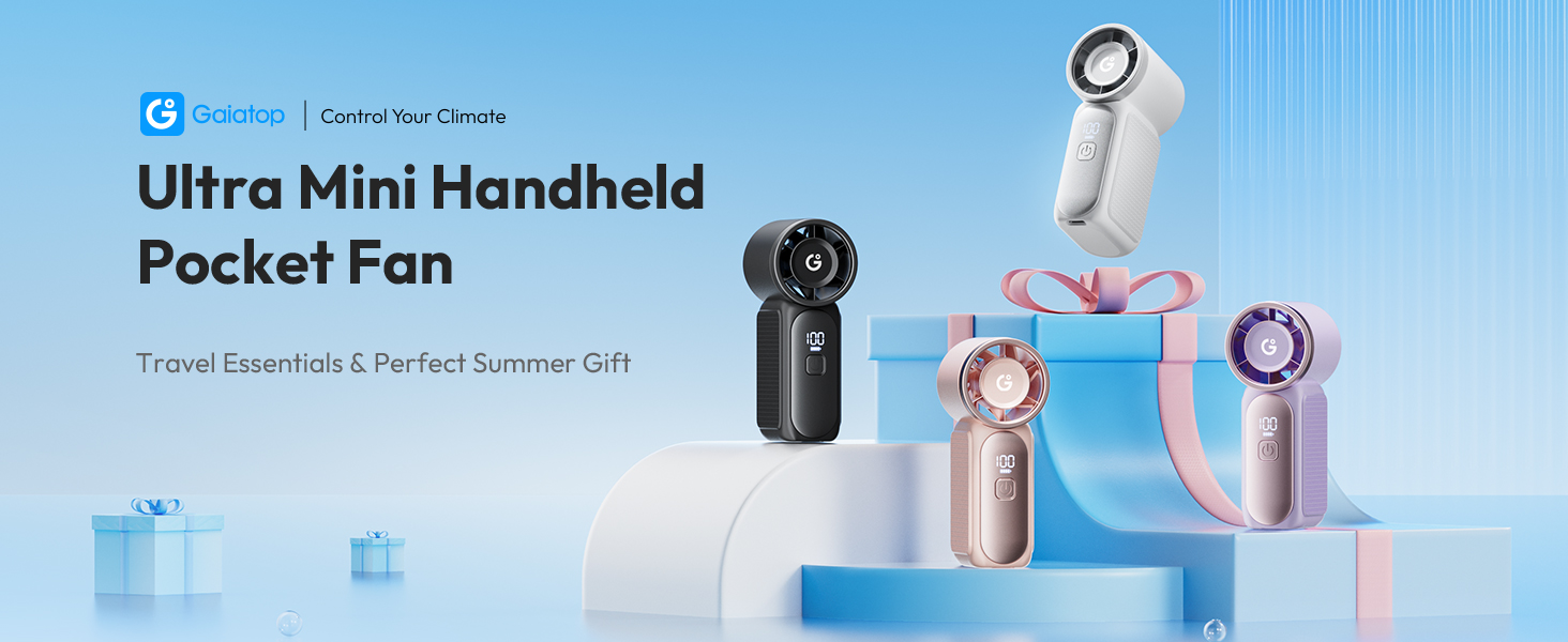 Gaiatop Portable Handheld Mini Fan