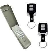 877MAX+893LM Garage Door Opener Keypad with 2 Remotes, Compatible with Liftmaster Chamberlain Cra...