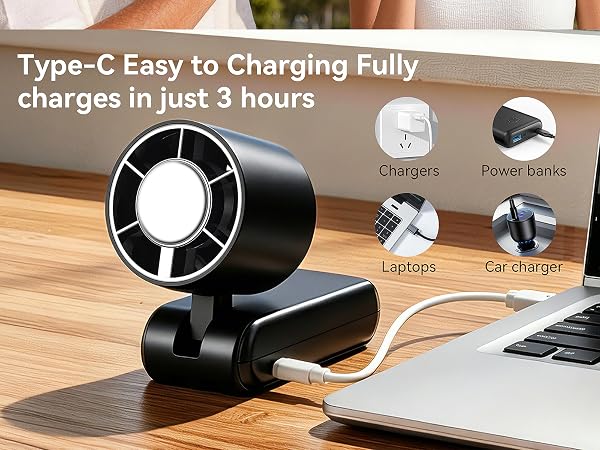 Mini Handheld &amp;amp; Neck Hanging Fan