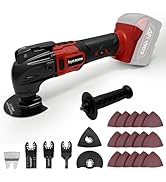 Cordless Oscillating Multitool Compatible with Milwaukee M18 Battery, Tool Only, 6 Speeds 8,500-2...