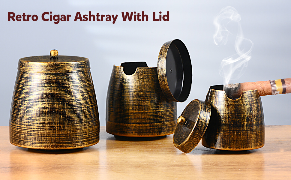 ashtray with lid