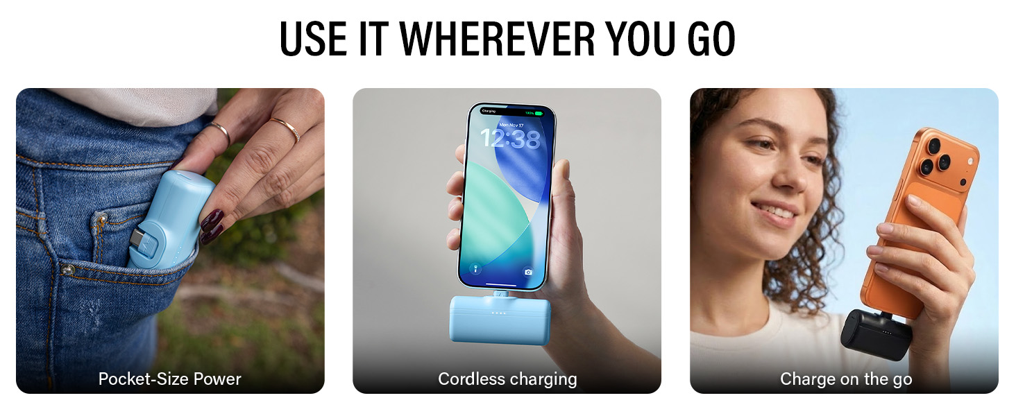 Fast Charging Power Bank with usb-c