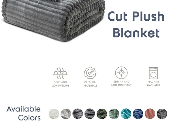cut plush blanket