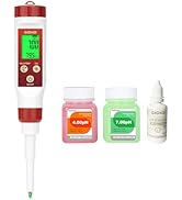 pH Meter for Food,Digital pH Meter for Fermentation,Hot Sauce,Canning,Spear Tip pH Food Tester Pr...