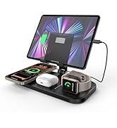 Wireless Charger 4 in 1 for Apple Charging Station for iPhone 17 Pro Max/16/15 Series, AirPods Pr...