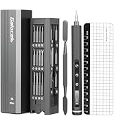 3.7V Electric Precision Screwdriver Set, 49 IN 1 Magnetic Storage Cordless Screwdriver with LED D...