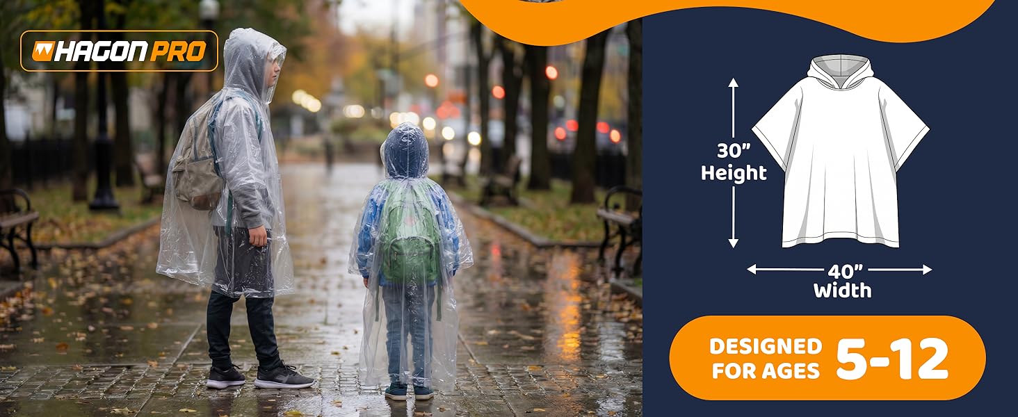 rain ponchos for kids