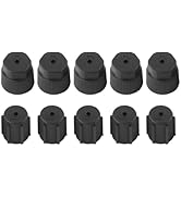 Klanata 10pcs Universal AC Valve Cap, Air Conditioning Valve Caps Air Conditioning Service Cap A/...