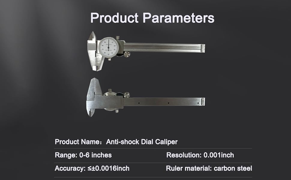 dial caliper 6 inch