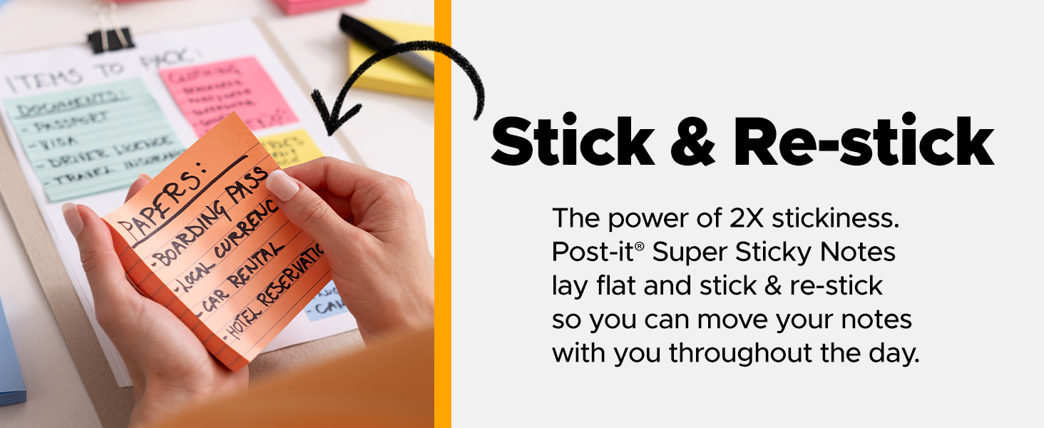 Stick &amp; Re-stick