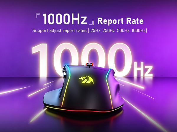 1000 Hz report rate