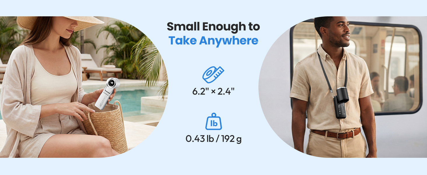 portable handheld turbo fan portable handheld fan small fans portable pocket clutch summer gifts