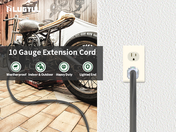 10 gauge extension cord heavy duty extension cord outdoor
