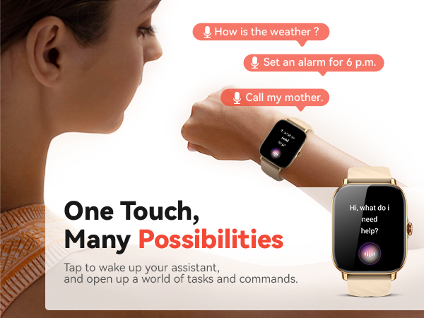 speak to control,touch to act, ai voice assistant