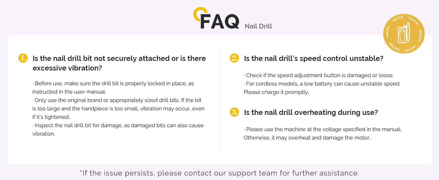 nail drill FAQ