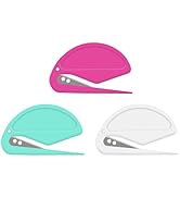 3 Pack Letter Opener Envelope Slitter – Envelope Opener with Safety Concealed Sharp Blade Neatly ...