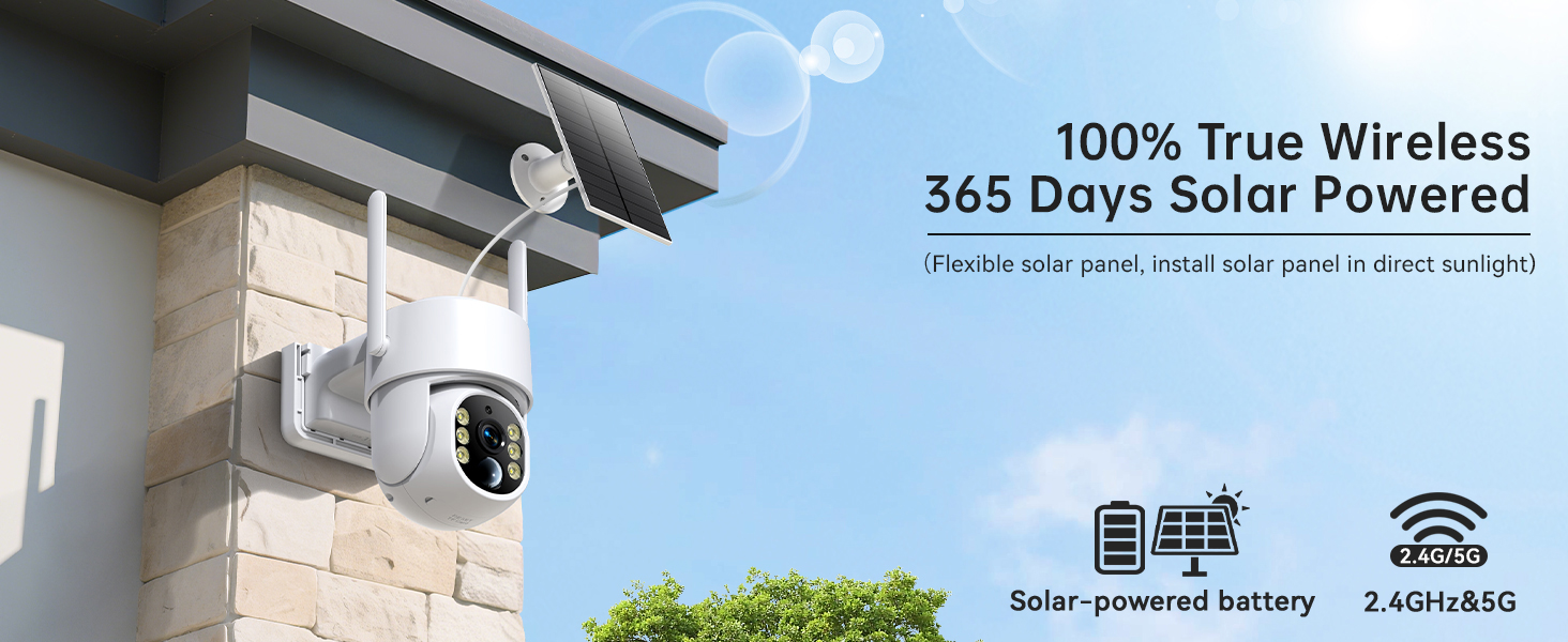 outdoor camera wireless solar powered