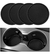 SINGARO Car Cup Coaster, 4PCS Universal Non-Slip Cup Holders Embedded in Ornaments Coaster, Car I...