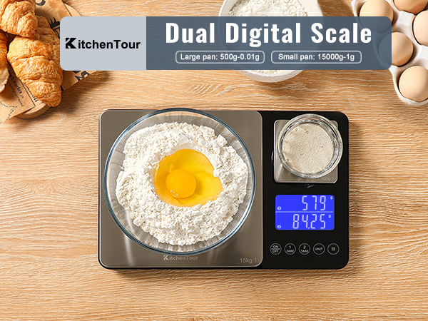 dual kitchen scale