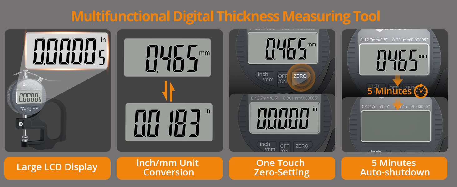 digital thickness meter