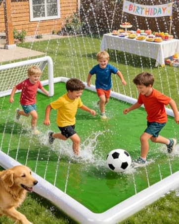 Soccer Splash Pad