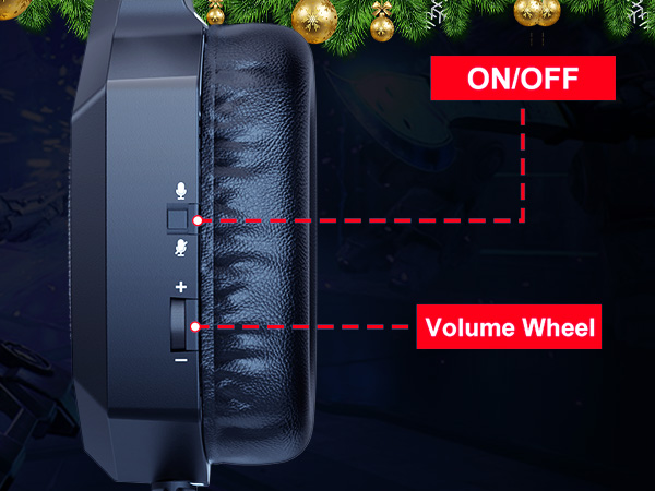 Integrated Volume Control & Mute switch