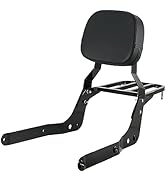 Sissybar Backrest and Luggage Rack for Honda Shadow Aero VT750C 2004-2023 (Black Finished)
