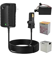 12V Battery Charger for Power Wheels Gray Orange Top Battery 12 Volt Powered Wheels Charger Repla...